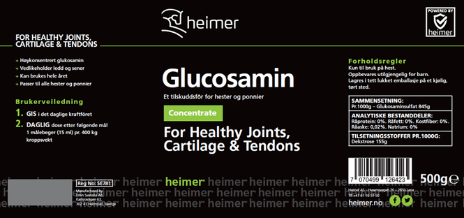 Hovedbilde Heimer Glucosamin