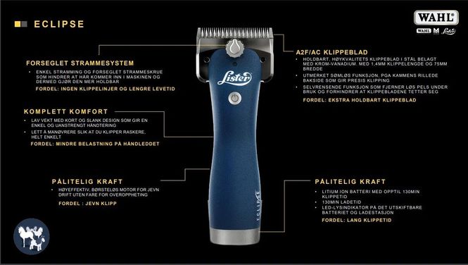Hovedbilde Lister Eclipse Klippemaskin