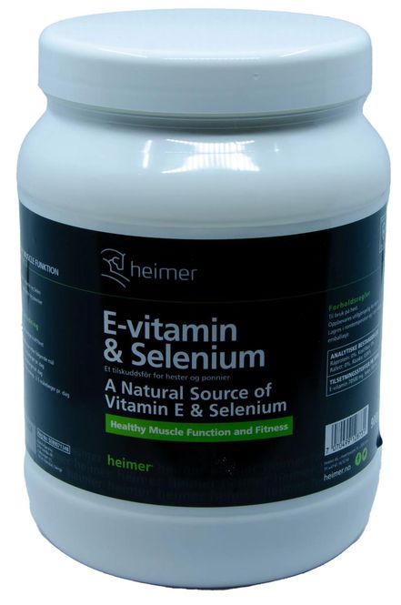 Hovedbilde Heimer E-Vitamin & Selenium - 900gr