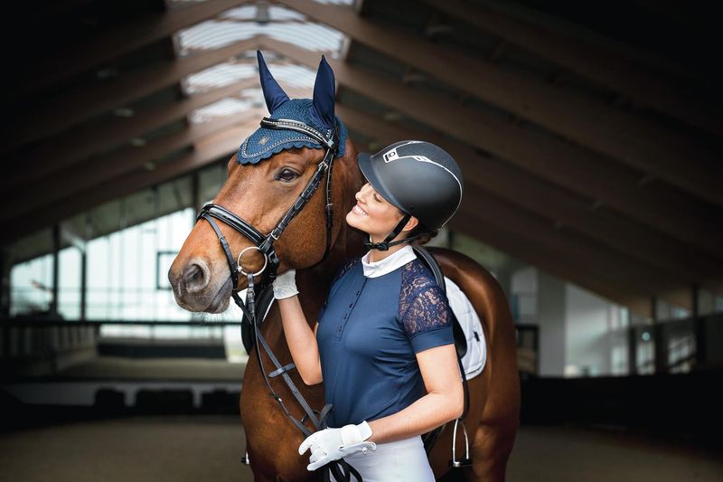 Equipage Brooke kortermet stevneskjorte  Navy
