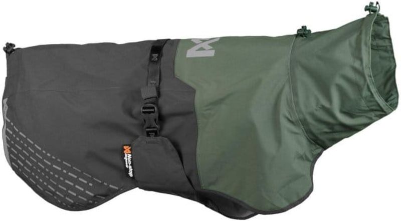 Non-Stop Dogwear Fjord Raincoat - Grønn/Grå