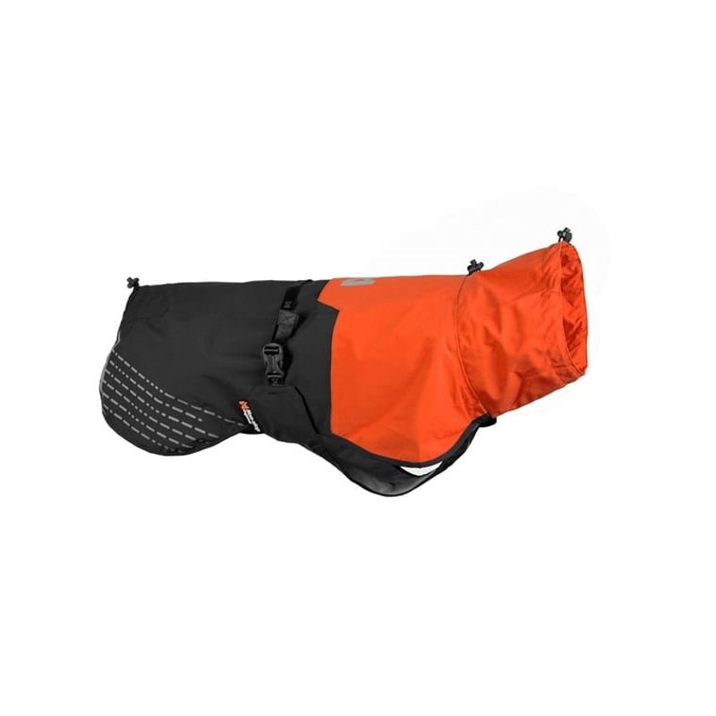 Non-Stop Dogwear Fjord Raincoat - Sort/Orange