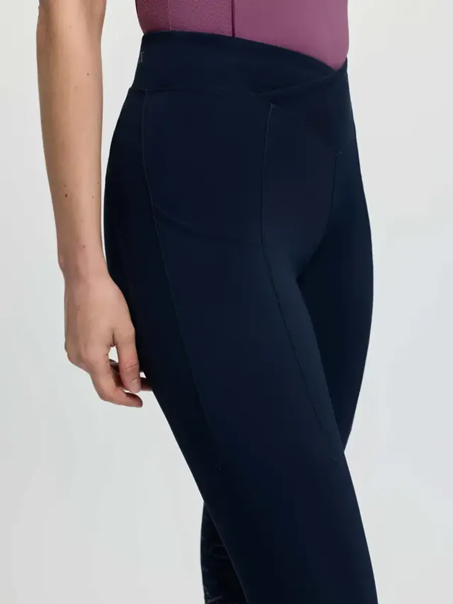 LeMieux Simone Ridetights Half Grip - Navy