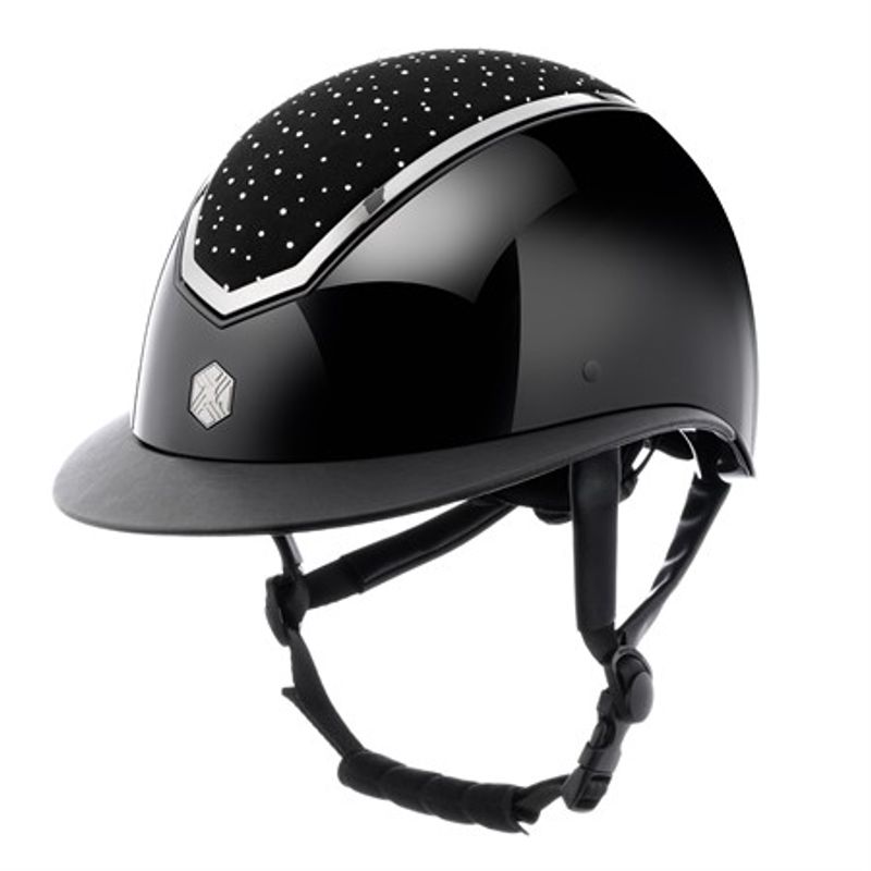 Charles Owen Kylo Wide Peak Glossy Crystal
