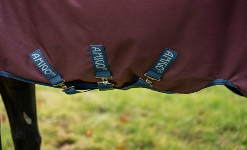 Amigo 1200D 100g -  Burgundy/Navy & Titanium Grey