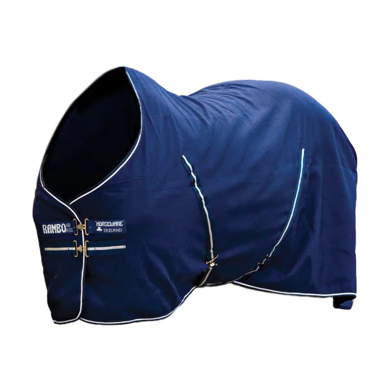 Rambo Stable Sheet med Microfiber innside 0gr - Navy/Navy & White