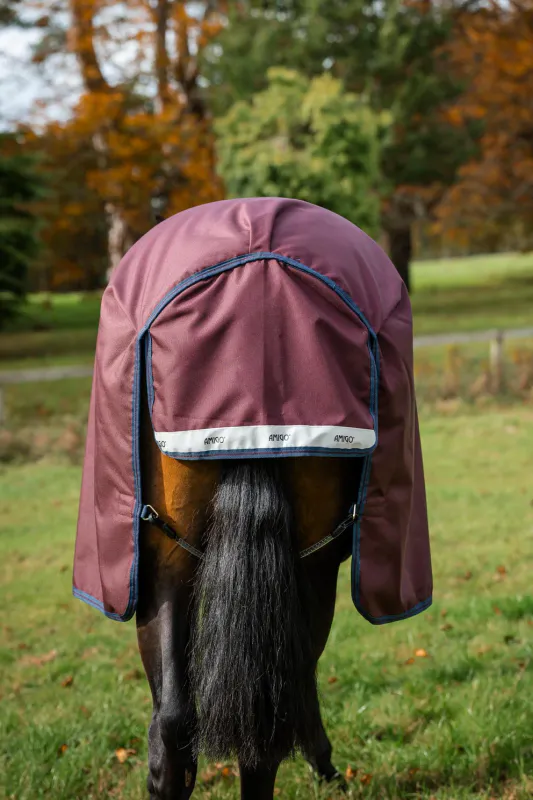 Amigo 1200D 100g -  Burgundy/Navy & Titanium Grey
