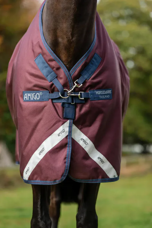 Amigo 1200D 100g -  Burgundy/Navy & Titanium Grey